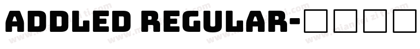 Addled Regular字体转换